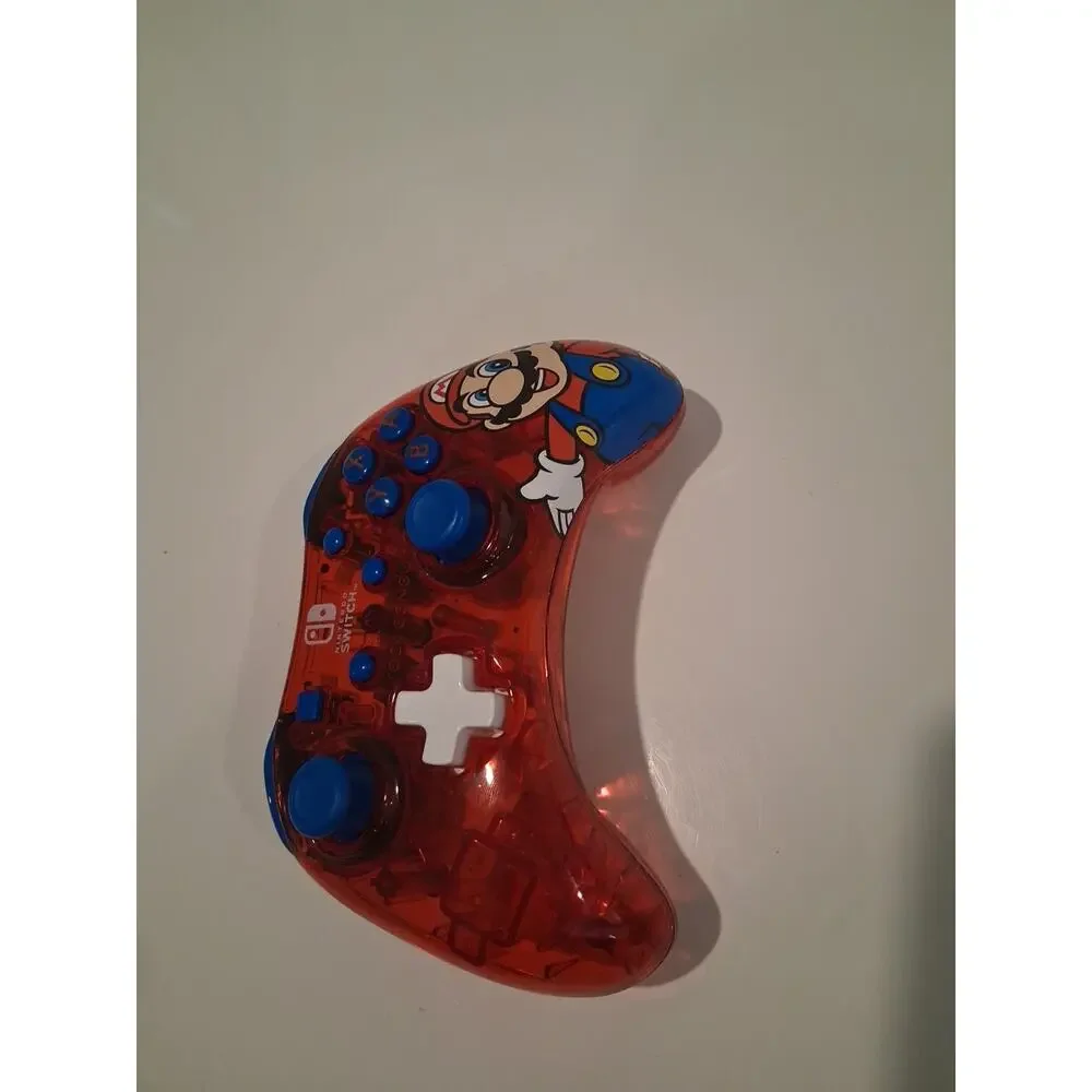 PDP Rock Candy 500-181 Red Super Mario Wired Controller For Switch Not Tested